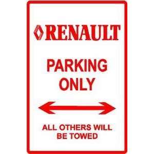    RENAULT PARKING sign street car auto import