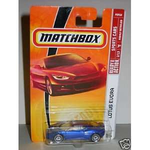 Matchbox Lotus Evora Metallic Blue # 16, 2008 Sports Cars 