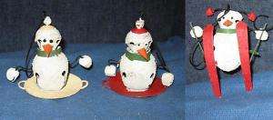 Snowman Collect A Bell Christmas Ornaments  