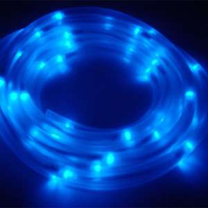 Qty 3   SOLAR ROPE / TUBE LIGHT, 100 LED, Blue, Flipo  