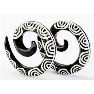  Calypto Wholesale Organic Body Jewelry Horn Tatoo Spirals 