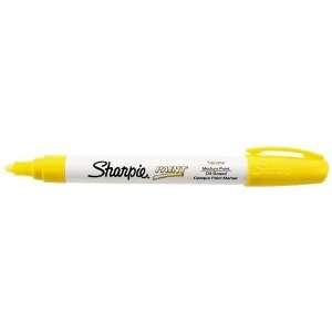  Sharpie Paint Pen (Oil Based)   Color Yellow   Size 