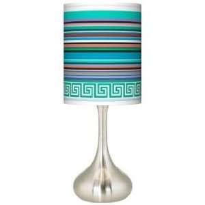    Key West Party Time Giclee Kiss Table Lamp