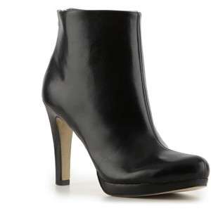 Franco Sarto Womens Lustre Black/Brown Leather Ankle Boot  