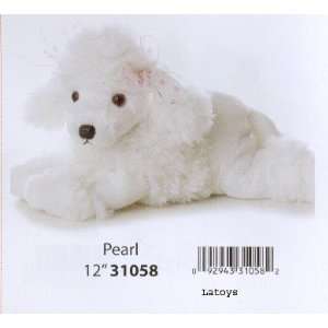  Pearl White Poodle 12 Toys & Games