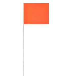 Presco 2321 Safety Flag, 3 Overall Length, 2 Overall Width, Orange 