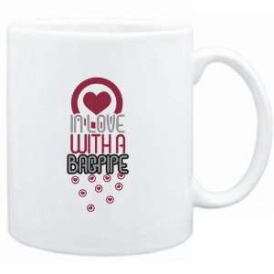    Mug White  in love with a Bagpipe  Instruments