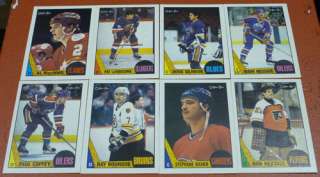 1987 88 O Pee Chee Hockey Complete Set (264 Cards)  