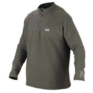 Ergodyne Gray CORE Performance Workwear 6445 Mid Layer Thermal Fleece 