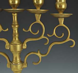 Judaica Brass Candelabras Chinese/Eastern European  