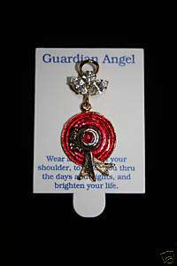 Red Hat Society GUARDIAN ANGEL Pin  