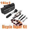   Cycling Tyre Repair Multi Tool Set Kits With Mini Portable Pump