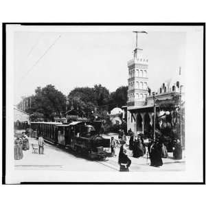 Train,Esplanade Invalides,Paris Exposition,1889 