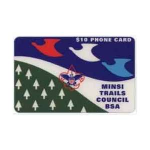   Card $10. Boy Scouts Minsi Trails Council (Type 1) 