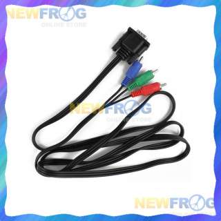 VGA to 3 RCA Cable Adapter TV HDT PC Laptop 1.5M 5ft C  