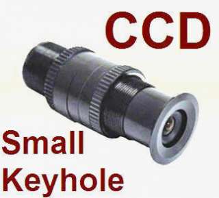 SMALLEST COLOR CCD KEYHOLE REAR VIEW BACKUP CAMERA  
