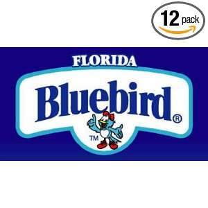 Bluebird Unsweetened Pineapple Juice, 46 Ounce Cans (Pack of 12 