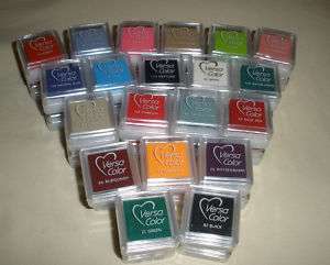 NEW VersaColor Mini Cube Pigment Ink Pad Variety Colors  