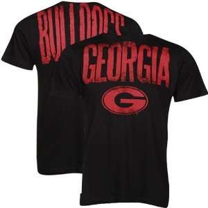 NCAA Georgia Bulldogs Black Highway T shirt  Sports 