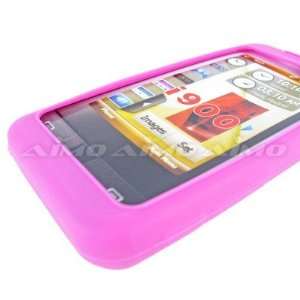  Samsung I900 Omnia Silicone Skin Cover Case Hot Pink 