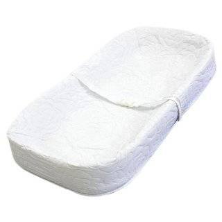 LA Baby 4 Sided Changing Pad 32, White