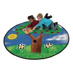    Children Educational Rugs Alpha Tree 8ft Round