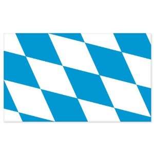 Bavaria Flag car bumper sticker window decal 5 x 3