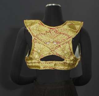 VINTAGE Albanian Folk Costume Vest gold embroidery wedding Ottoman 