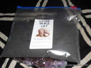 LAKSHMI HECATE MONEY WEALTH PROTECTION LUCKY BLACK CAT POWDER offering 