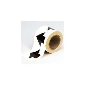 Arrow Tape (Black on White; 1 x 30 yds) [PRICE is per ROLL]  