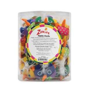    Zanies Polyester Nutty Owls Cat Toy Canister, 38 Pack
