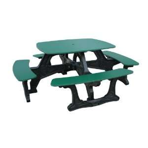  Bistro Style Recycled Plastic Picnic Table Patio, Lawn 