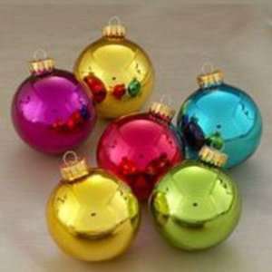  200 mm Shatterproof Shiny Jewel Tone Ball Ornament Case 