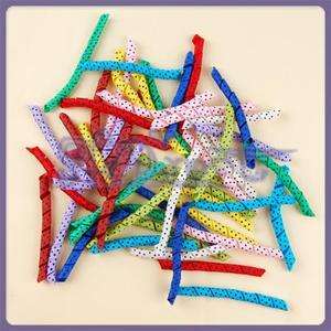 50 Korkers for Hair Bows Grosgrain Ribbon Solid Colors 3   4 Mix 
