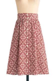 Vintage Inspired A Line Skirt  Modcloth