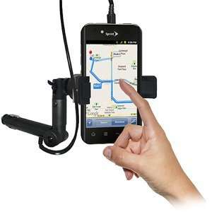 AMZ93576 Lighter Socket Phone Car Mount with Charging and Case System 