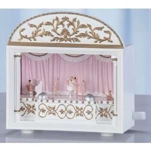 125 Musical and Animated Swan Lake Ballet Theater Decoration 