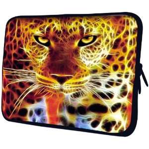  13 inch Lightning Cheetah Notebook Laptop Sleeve Bag 
