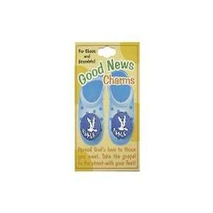  Peace Dove Good News Shoe Charms Pack of 12