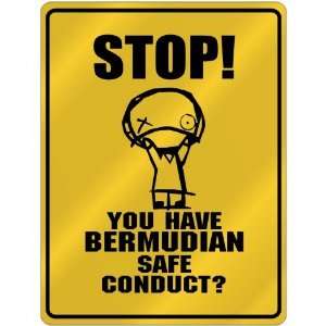  New  Stop   You Have Bermudian Safe Conduct  Bermuda 