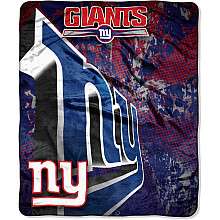 Northwest New York Giants 50x60 Micro Raschel Grunge Throw    