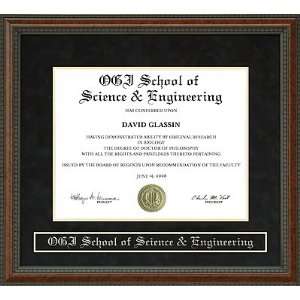   OGI School of Science & Engineering Diploma Frame