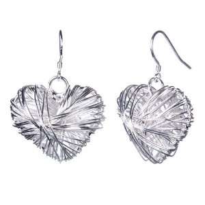  Mothers Day Gifts Nest Heart Silver Earrings Pugster 