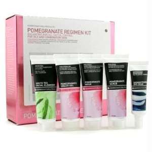 Korres Pomegranate Regimen Kit ( For Oily & Combination Skin ) Cream 