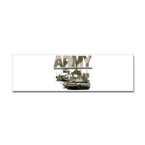  Bumper Sticker US Army with Hummer Helicopter Soldiers and 