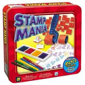  Stamps Mania Fun Tin Box   Made in Israel Toys & Games
