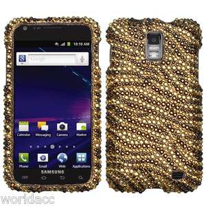 AT&T Samsung Galaxy S2 II Skyrocket i727 Hard Case Snap Cover Golden 