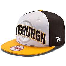 Mens New Era Pittsburgh Steelers Draft 9FIFTY® Structured Snapback 