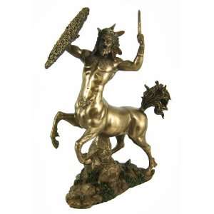  Greek Centaur Bronzed Finish Statue Man / Horse Chiron 