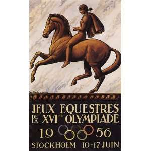  JEUX EQUESTRES XVI OLYMPIADE 1956 STOCKHOLM OLYMPIC GAMES 